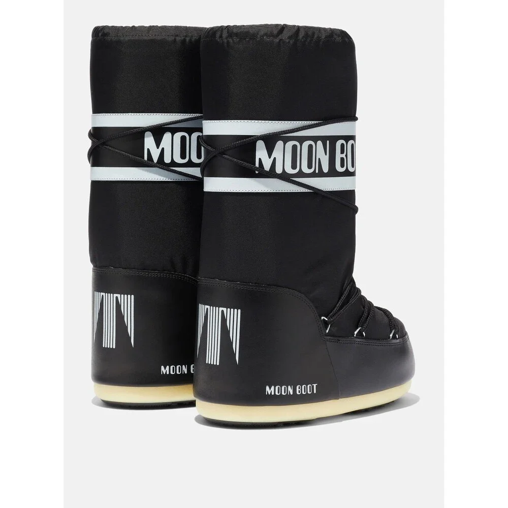Moon Boot Icon 14004400 PR 3 Snow Boots Women's US 4.5 Black Insulated VER1438 - Picture 6 of 10